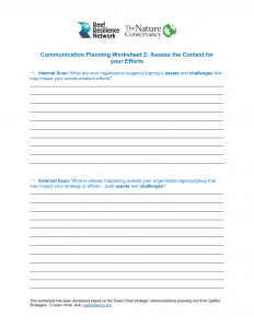 Communicatie werkblad 2 Context 2020