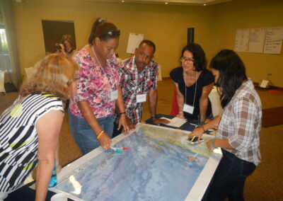 Seleni and participants at the Network's training. Photo © Reef Resilience Network