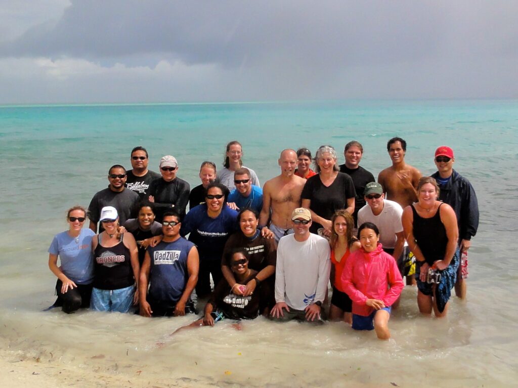Participantes do workshop Reef Resilience Training of Trainers em Palau