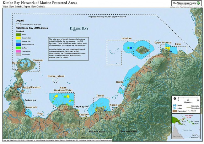 Kimbe Bay Network of Marine Protected Areas.