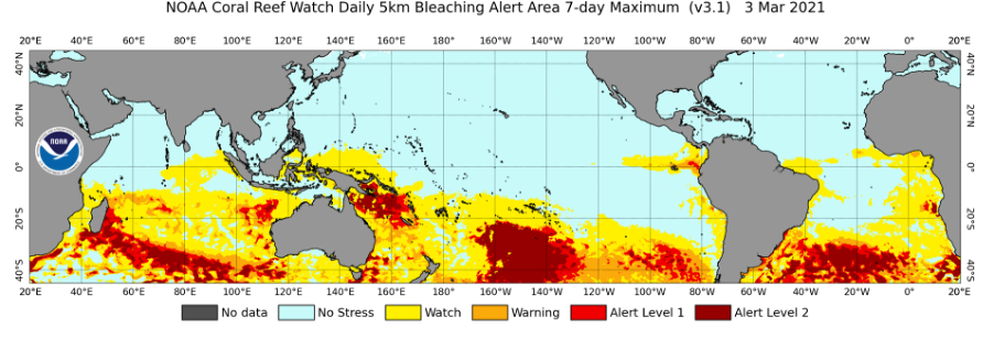 NOAA Fandaharanasan'ny Coral Reef Watch