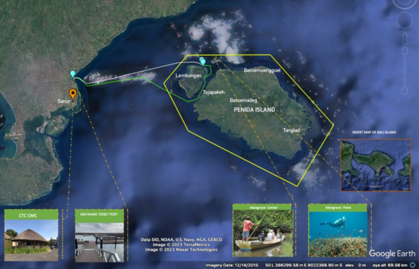 Spider diagrams allow managers to visualize strengths and weaknesses across management elements, helping prioritize future management actions Map showing the boundary of Nusa Penida Marine Protected Area. Photo © Coral Triangle Center