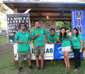 Ang aming Laolao anti-litter pledge display board sa community event