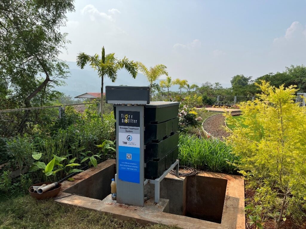 Household level (1,000 liters/day) TBF system in India. Photo © Ajeet Oak