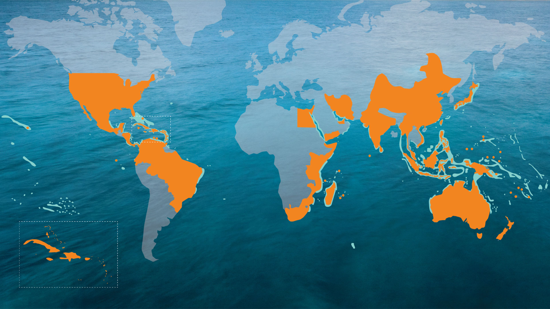 mapa ng mga bansa at teritoryong narating